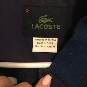Lacoste bomber jacket